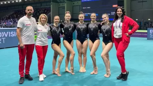 Niezły występ gimnastycznek sportowych na mistrzostwach Europy