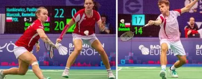 ME w badmintonie: polskie zespoły kończą rywalizację na fazie grupowej