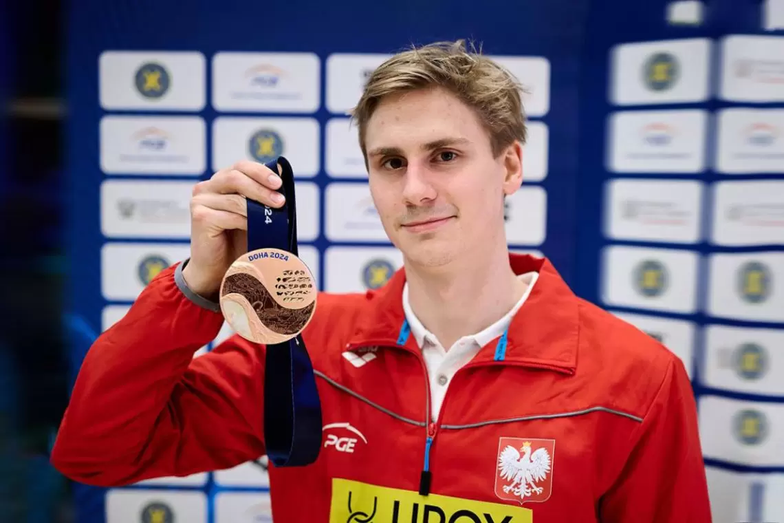Majerski trzecim delfinistą świata