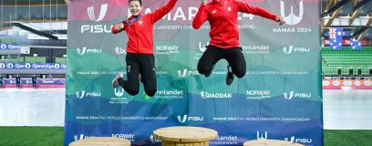 Podwójne złoto Polaków na Akademickich Mistrzostwach Świata w łyżwiarstwie szybkim