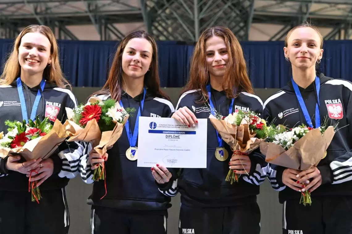 Mistrzostwa Europy U17: złoto florecistek
