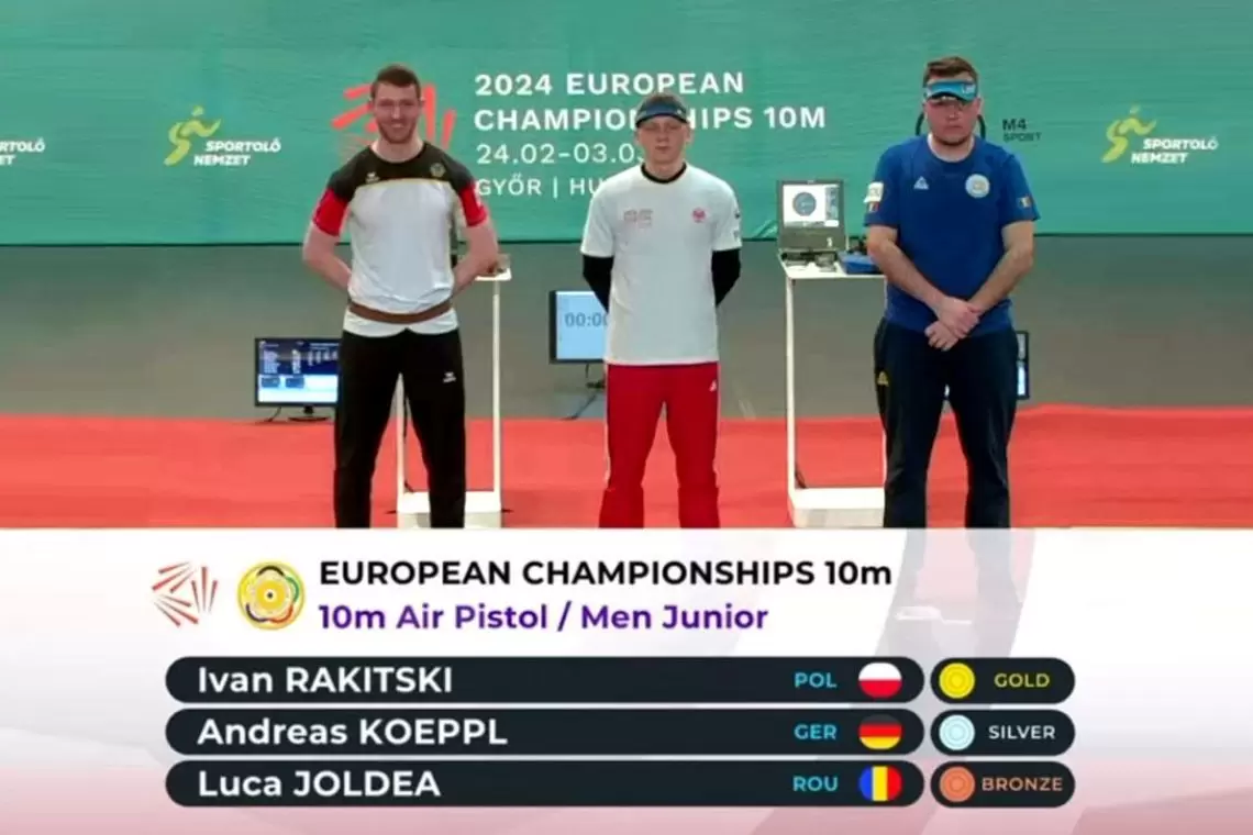 Mistrzostw Europy juniorów w strzelectwie: triumf Rakitskiego