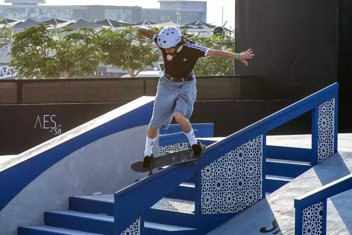 Skateboarding