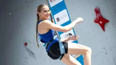 Kałucka na podium zawodów Pucharu Świata we wspinaczce na czas