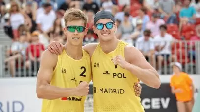 Siatkarze plażowi na podium w Madrycie