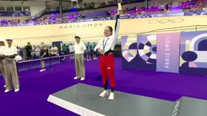 Daria Pikulik ze srebrnym medalem olimpijskim w kolarstwie torowym w rywalizacji omnium