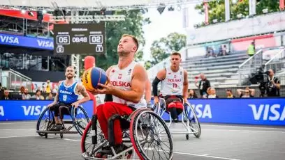 Koszykarze 3x3 na wózkach drudzy w Europie