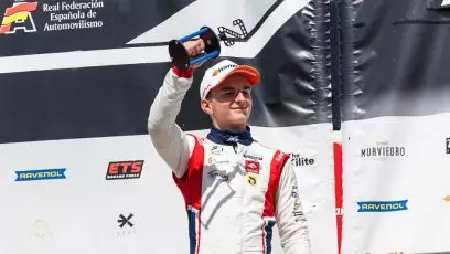 Jan Przyrowski zwycięski podczas rundy w Los Arcos